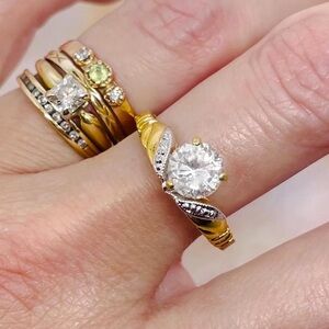 Art Deco 14k HGE ring